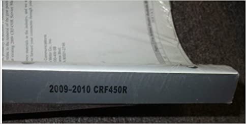 2009 Honda Crf 450 Repair Manual