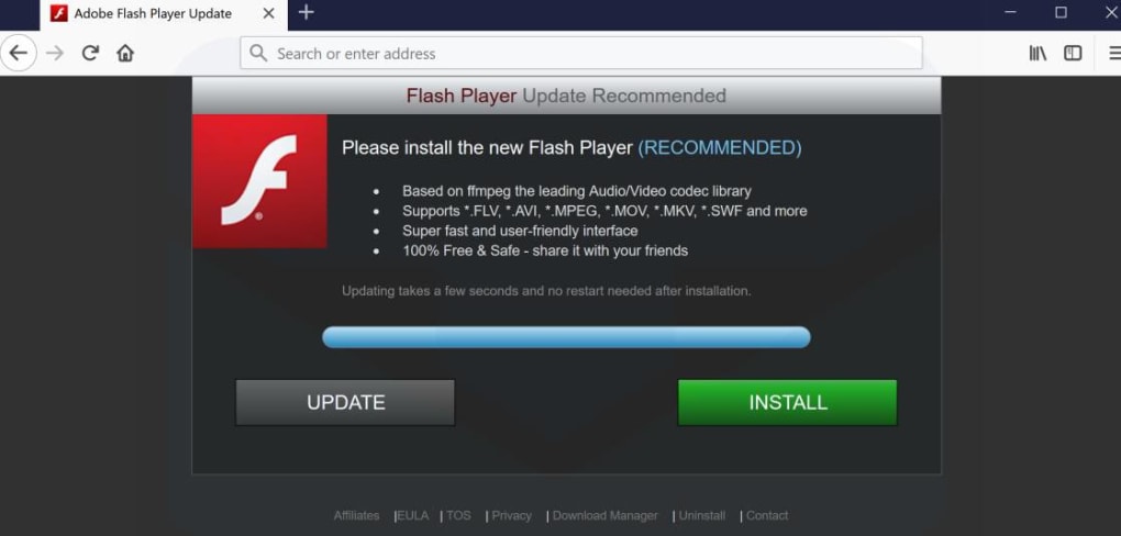Adobe flash player update mac